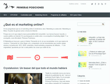 Tablet Screenshot of primerasposiciones.com